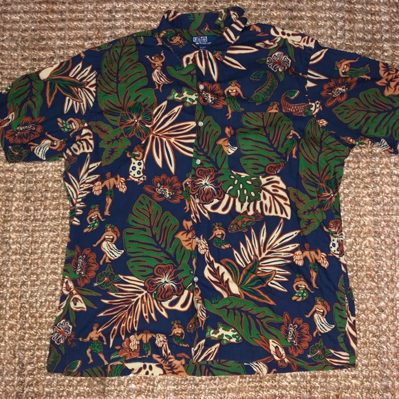 VINTAGE Polo by Ralph Lauren Hawaiian button up - Picture 2 of 3